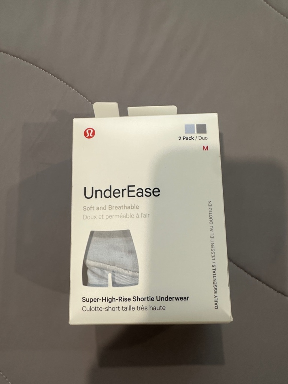 Lululemon UnderEase Super-High-Rise Shortie Underwear 2 Pack Medium NWT
